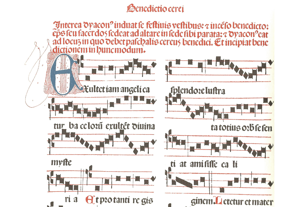 Missale Valentinum-Hamman-Incunabula & Ancient Books-facsimile book-Vicent García Editores-3 Bendiction of candles Holy Saturday